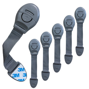KidDough Furniture Safety Locks Grey | The Mom Store - Baby Safety