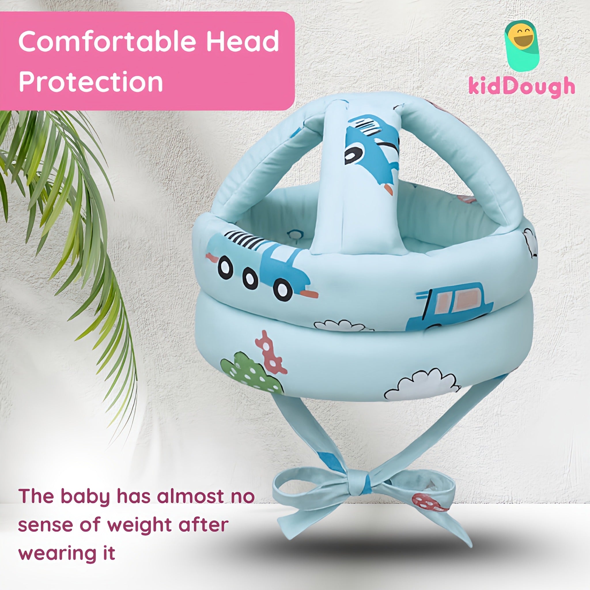 Kiddough Head Protector for Baby Safety | 6 Months - 3 Years, Baby Safety Helmet with Soft Cushion - Baby Safety