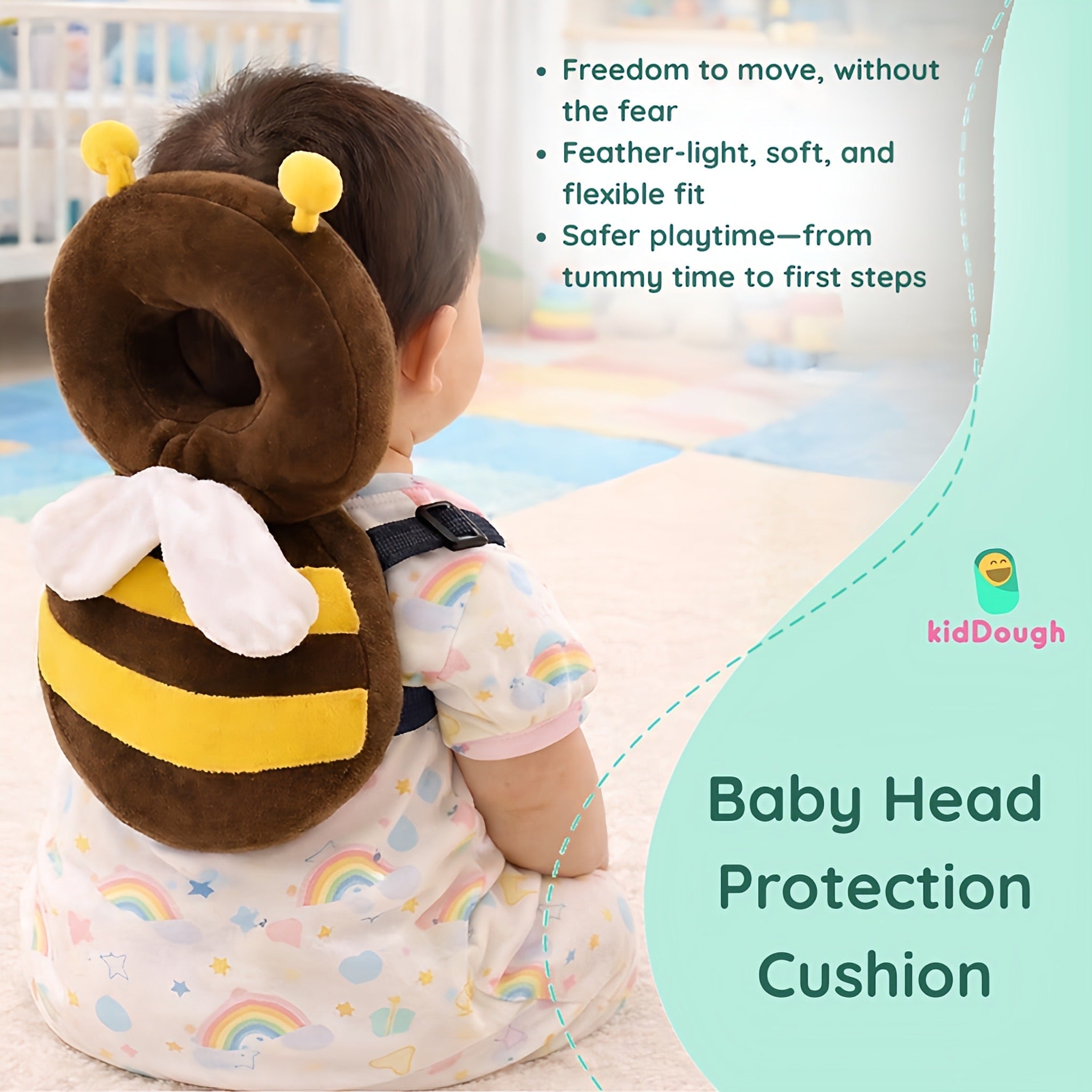KidDough Lightweight Baby Head Safety Helmet - Baby & Toddler