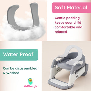 KidDough Potty Training Seat with Ladder | The Mom Store - Baby Safety