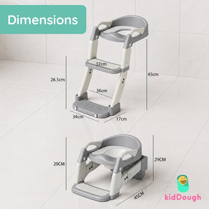 KidDough Potty Training Seat with Ladder | The Mom Store - Baby Safety