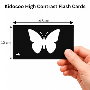 Kidocoo High Contrast Flash Cards for Newborn Babies - Flashcards