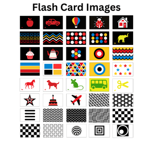 Kidocoo High Contrast Flash Cards for Newborn Babies - Flashcards