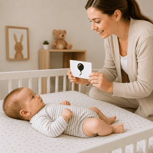 Kidocoo High Contrast Flash Cards for Newborn Babies - Kids Learning Books