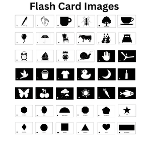 Kidocoo High Contrast Flash Cards for Newborn Babies - Flashcards