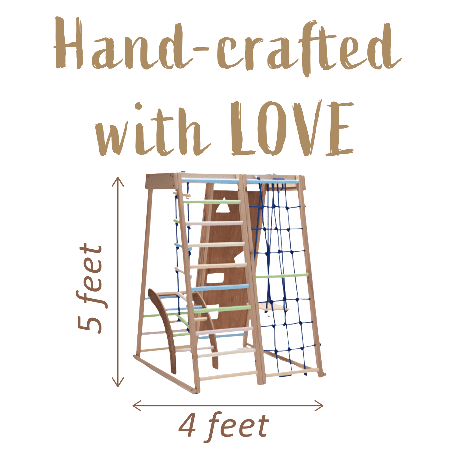 Kidocoo Jungle Gym - Slide Ladder