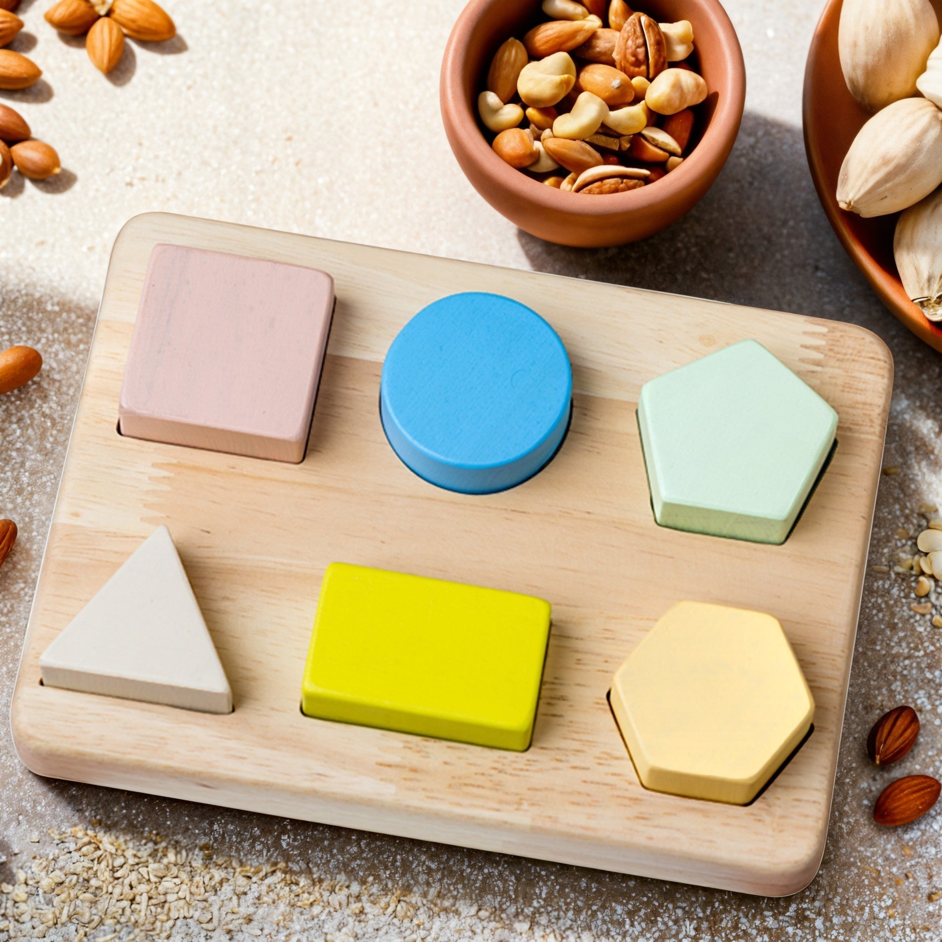 Kidocoo Shape Puzzle - Wooden Toy - SP - 7N