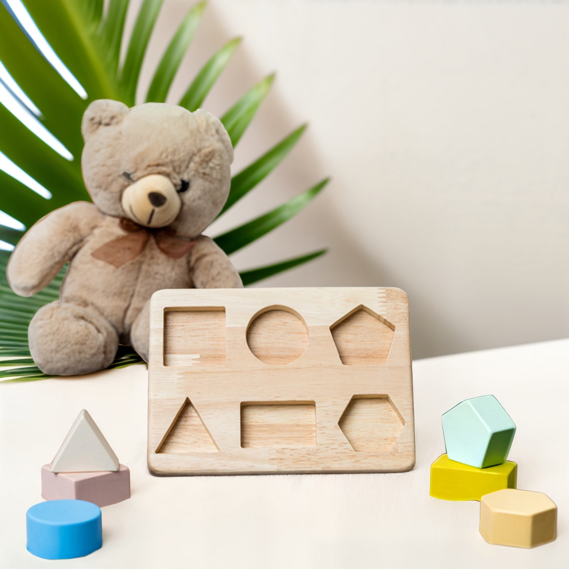 Kidocoo Shape Puzzle - Wooden Toy - Puzzles