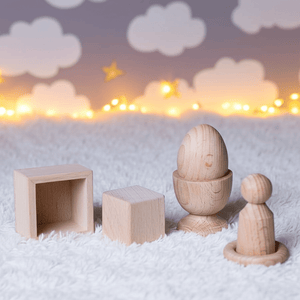Kidocoo Toddler Shape Set - Wooden Block Toys