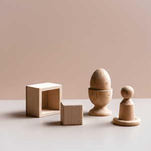 Kidocoo Toddler Shape Set - Wooden Puzzle
