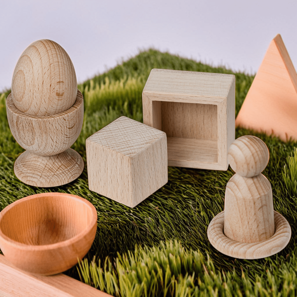 Kidocoo Toddler Shape Set - Wooden Puzzle