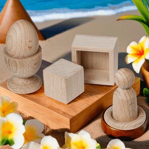 Kidocoo Toddler Shape Set - Wooden Block Toys