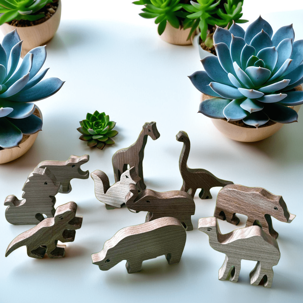 Kidocoo Wooden Animal Set - AS - 10N