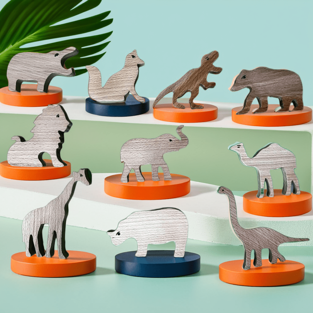 Kidocoo Wooden Animal Set - Wooden Toys