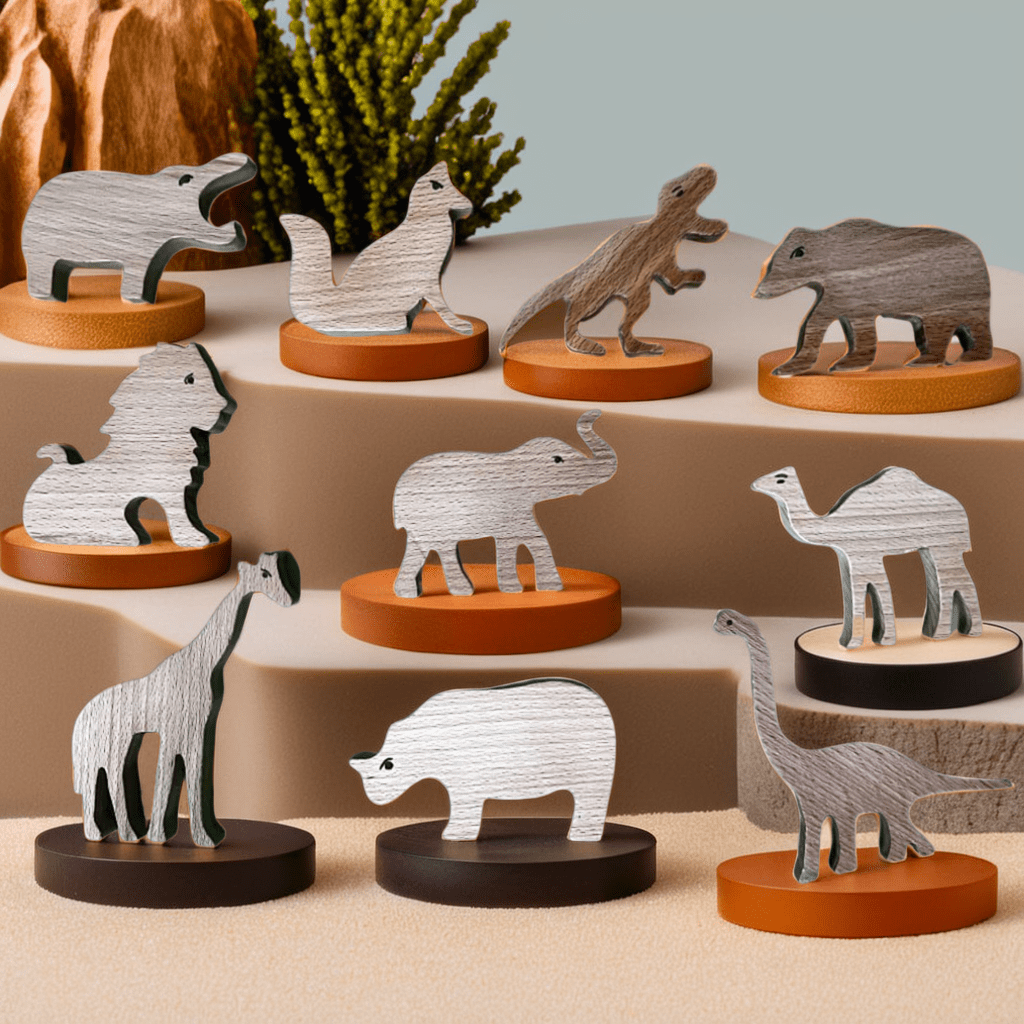 Kidocoo Wooden Animal Set - AS - 10N