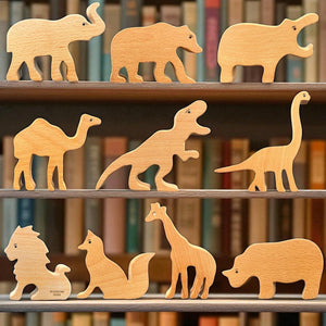 Kidocoo Wooden Animal Set - Wooden Toys