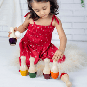 Kidocoo Wooden Bowling Pins - BP - 7N