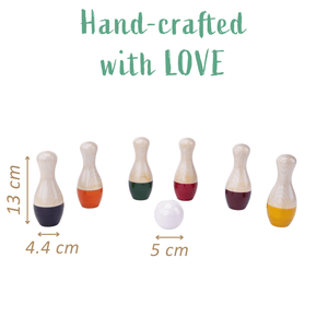 Kidocoo Wooden Bowling Pins - BP - 7N