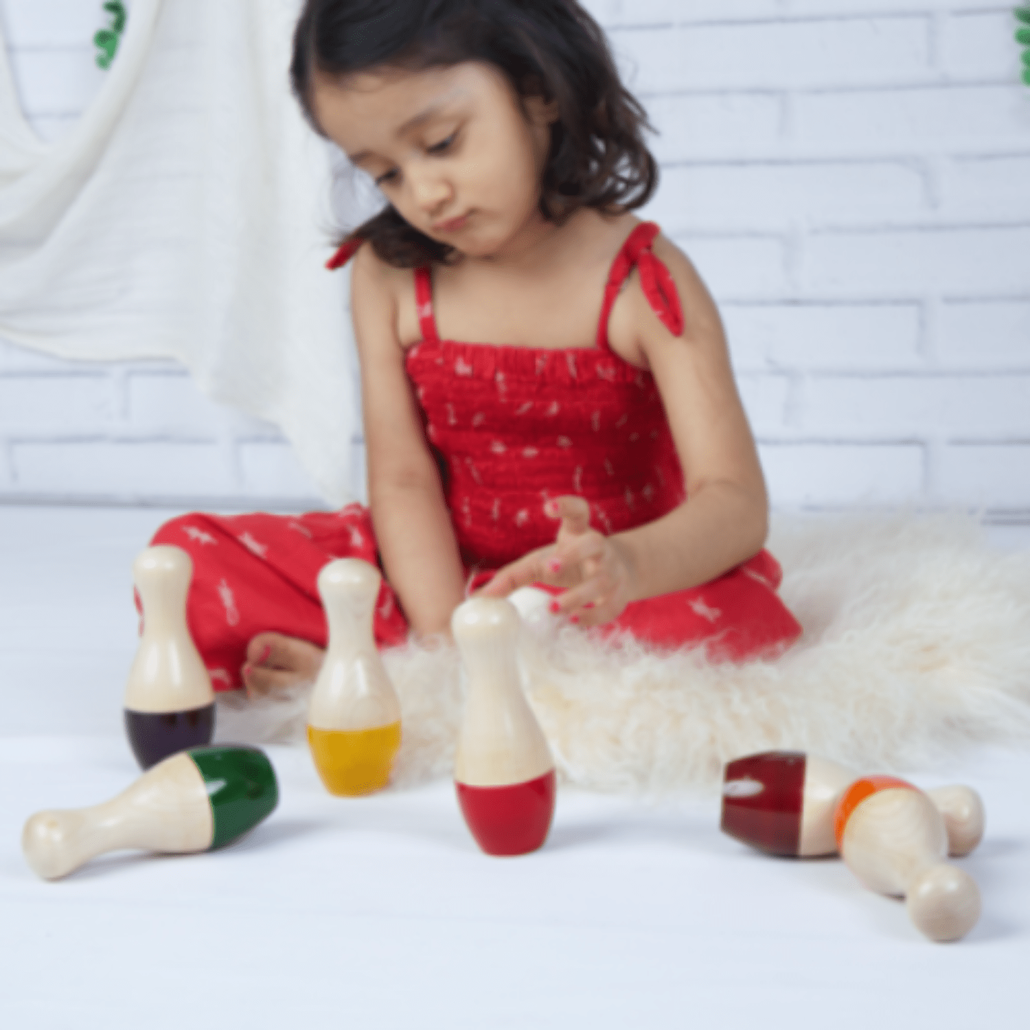 Kidocoo Wooden Bowling Pins - BP - 7N