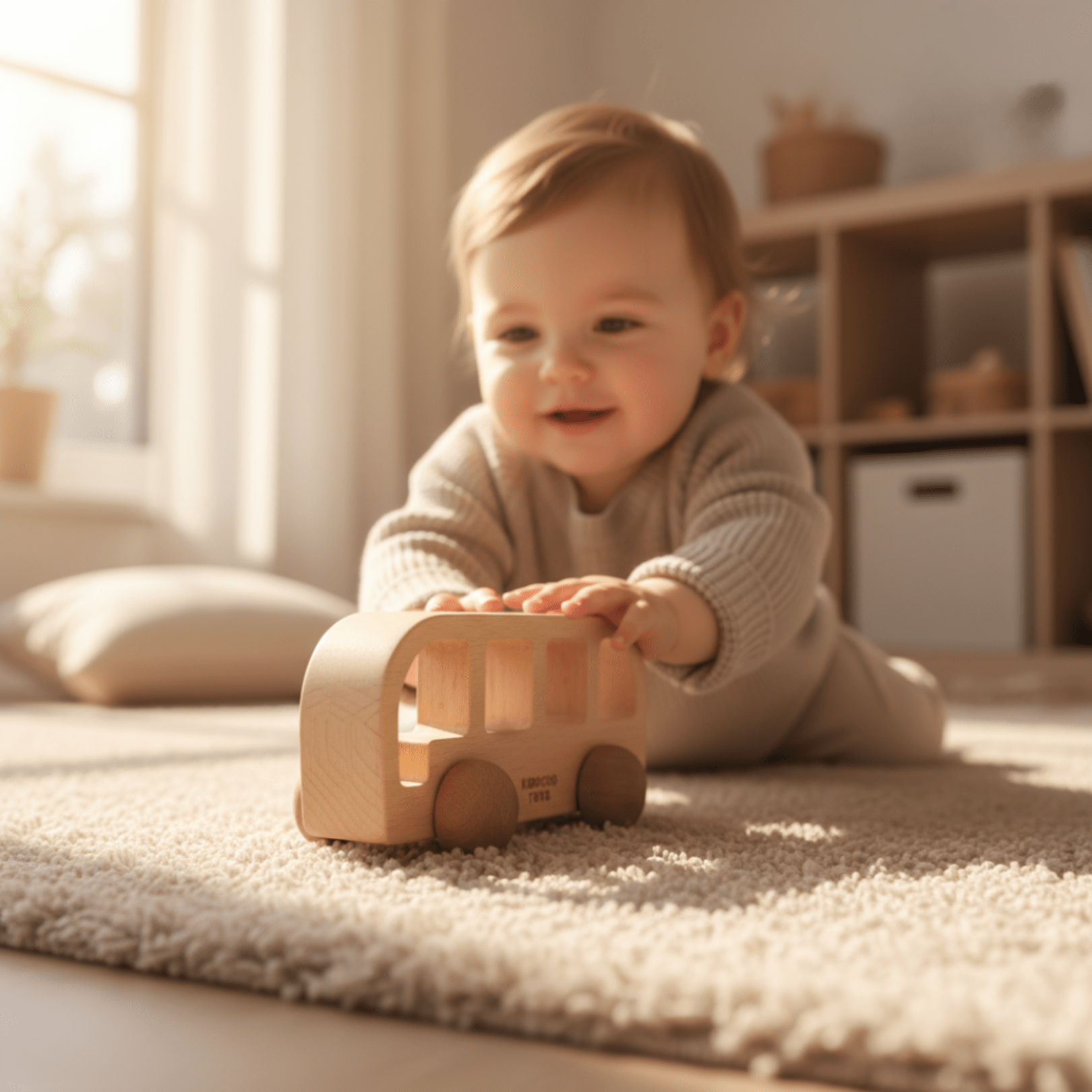 Kidocoo Wooden Bus - Wooden Vehicles