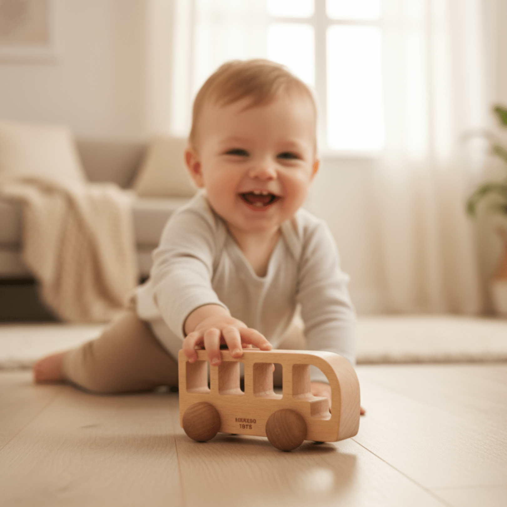 Kidocoo Wooden Bus - Wooden Vehicles