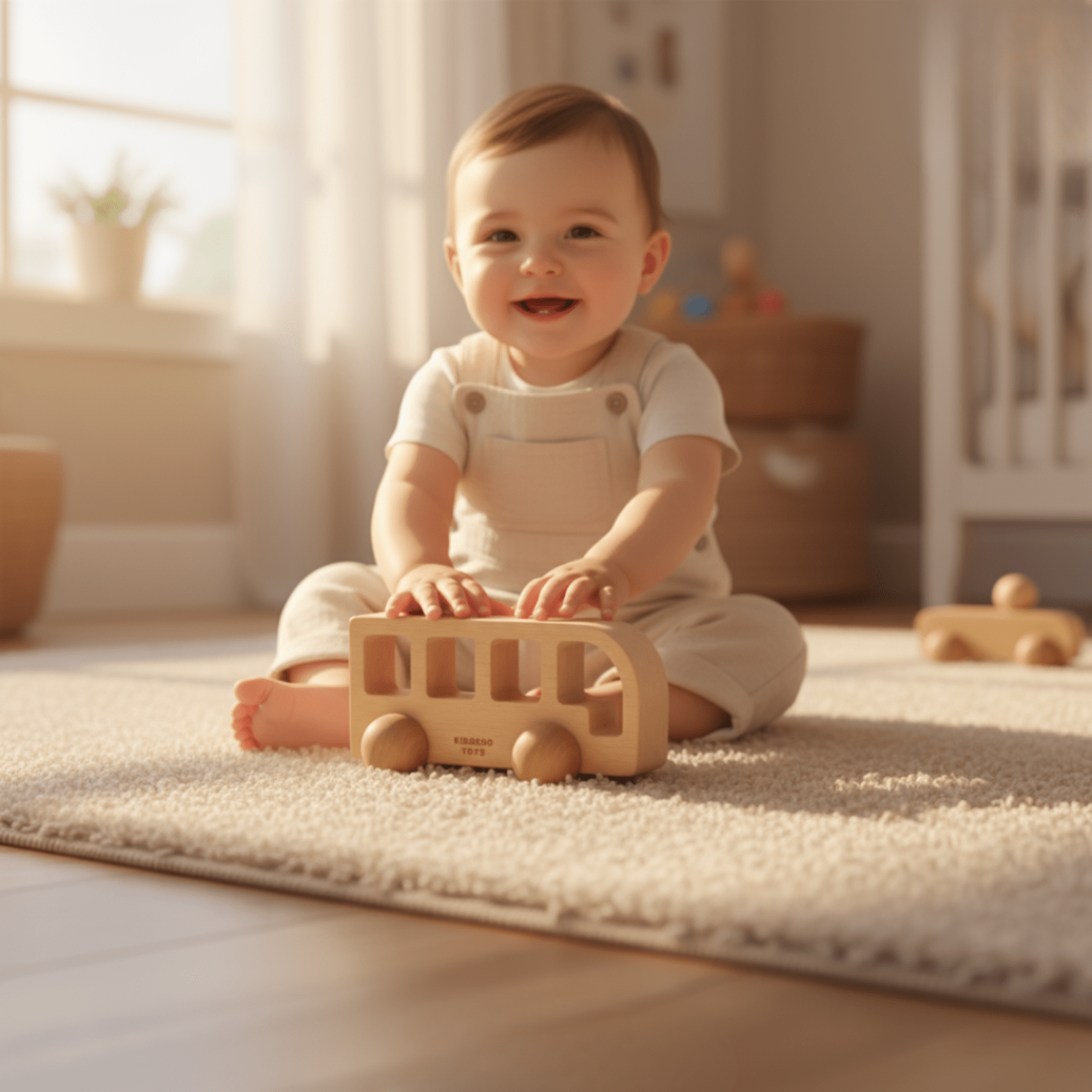 Kidocoo Wooden Bus - Wooden Vehicles