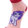 Kids Ankle Length Socks: Magic Bubble-Pink - SOC-MBPK-6-12