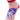 Kids Ankle Length Socks: Magic Bubble-Pink - SOC-MBPK-6-12