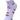 Kids Ankle Length Socks:Dear Santa:Lavender - SOC-AF-DLV-6-12