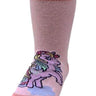 Kids Ankle Length Socks:Little Pony:Pink - SOC-AF-LPPN-6-12