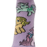 Kids Ankle Length Socks:Magic World:Lavender - SOC-AF-MWLV-6-12