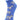 Kids Ankle Length Socks:Zebra:Blue - SOC-AF-ZEBBL-6-12