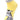 Kids Ankle Length Socks:Zebra:Yellow - SOC-AF-ZBYL-6-12