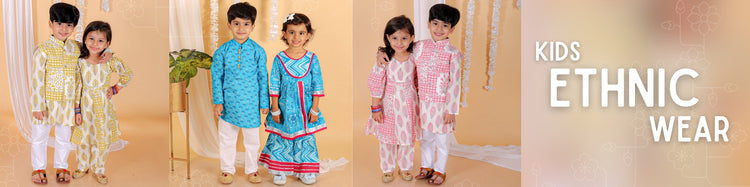 kids ethnic twinning sets
