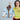 Kids Light Blue with Striking Orange Cardigan Sweater V neck - 1 - 2 Years Winter Wear