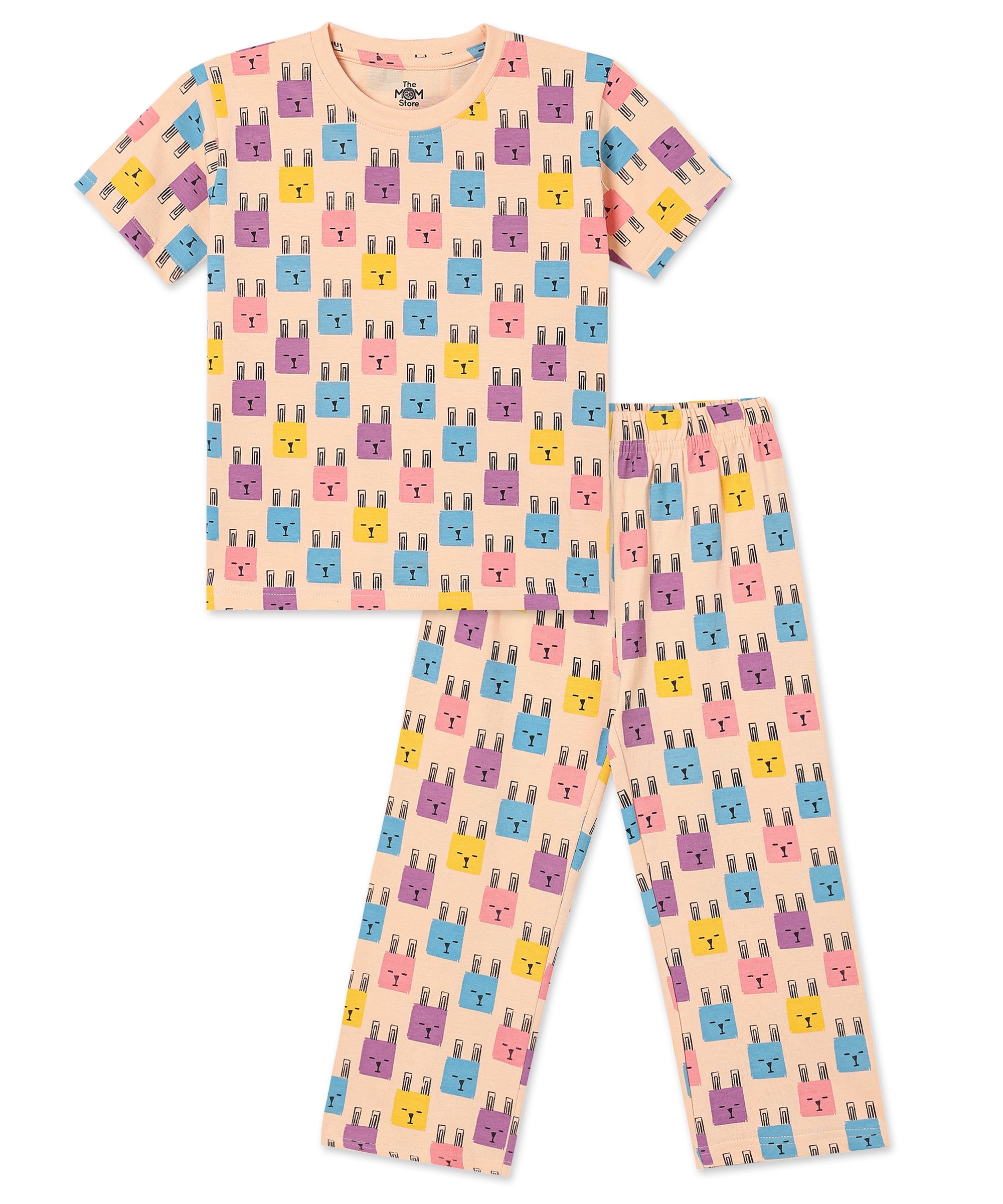 Kids Pajama Set Combo of 2 Baby Pyjamas Set - Bedtime Buddies & Wander & Wonder - TPS2 - AN - BTBW - 0 - 6
