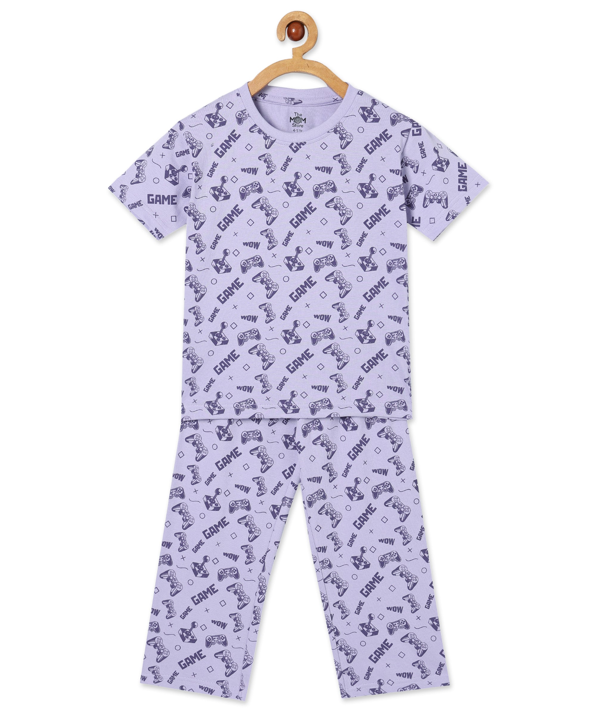 Kids Pajama Set Combo of 2 Baby Pyjamas Set - Happy Gator & Game & Snooze - TPS2 - AN - HGMS - 0 - 6