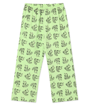 Kids Pajama Set Combo of 2 Baby Pyjamas Set - Happy Gator & Game & Snooze - TPS2 - AN - HGMS - 0 - 6