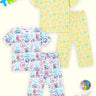Kids Pajama Set Combo of 2 Baby Pyjamas Set - Route to Rest & Wander & Wonder - TPS2 - AN - RTRSW - 0 - 6