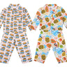 Kids Pajama Set Combo of 2 - Breakfast Club & Sweet Tropical - TPS2-BKCSW-0-6