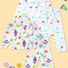 Combo of 2 Baby Pajama Sets - City Drive & Tour to the Space