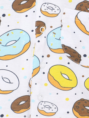 Kids Pajama Set Combo of 2 - My Smoothie & Sweet like a Doughnut - PYJ - 2 - SMDG - 0 - 6