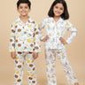 Kids Pajama Set Combo of 2 - My Smoothie & Sweet like a Doughnut - 0 - 6 Months Baby Pyjamas Set
