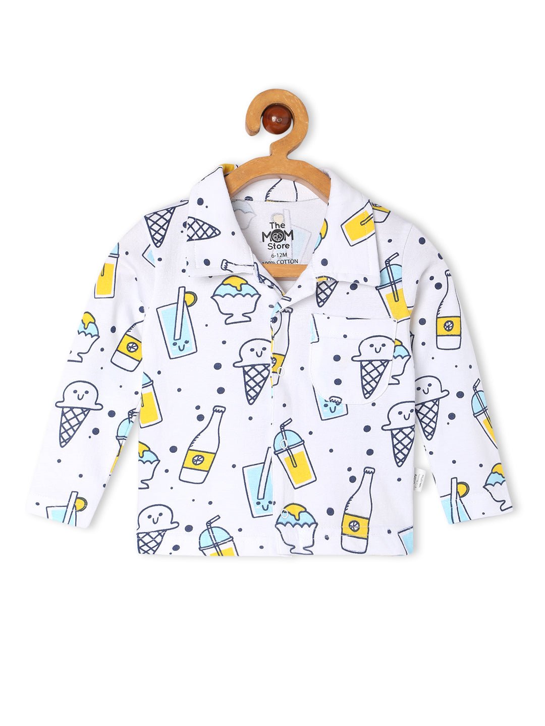 Kids Pajama Set Combo of 2 - My Smoothie & Sweet like a Doughnut - PYJ - 2 - SMDG - 0 - 6