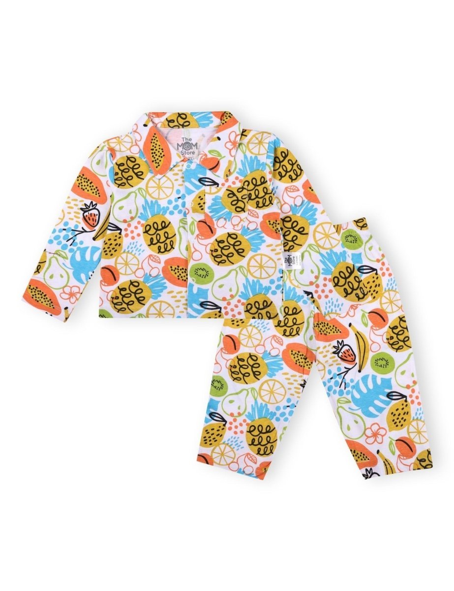 Kids Pajama Set Combo of 2 - Pajama Party & Sweet Tropical - TPS2-PJPSR-0-6