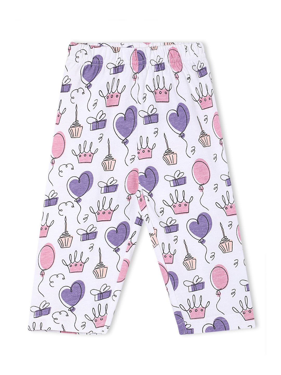Kids Pajama Set Combo of 2 - Princess Party & Spring Wings - PYJ2 - PRPSPW - 0 - 6