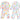 Kids Pajama Set Combo of 2 - Sweet Tooth & Pajama Party - TPS2-SWTPP-0-6