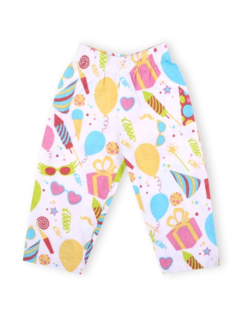 Kids Pajama Set Combo of 2 - Sweet Tooth & Pajama Party - TPS2-SWTPP-0-6