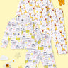 Combo of 2 Baby Pajama Sets - Tall as a Giraffe & Meow Meow