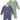 Kids Pajama Set Combo of 2 - The Alligator & Dinos Rule - PYJ2 - MP - TADR - 0 - 6